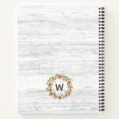 Kerstfamilie Recipe Book Cookbook Notitieboek (Achterkant)