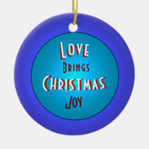 Kerstfamilieornament met boodschappen