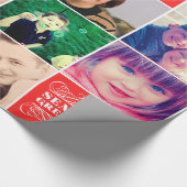 Kerstfavoriete foto's Gift Wrapper Cadeaupapier (Hoek)