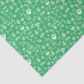 Kerstfavorieten: De kerstman Elf Snowman Santa Tissuepapier (Detail)