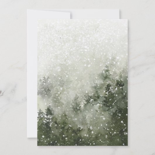 Kerstfavorieten | Favoriete Dingen Feest Kaart (Achterkant)