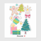Kerstfavorieten Grote Sticker (Vel)