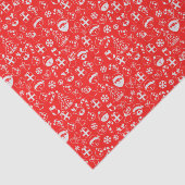 kerstfavorieten: Roodkerstkerstkerstkerstkerstkers Tissuepapier (Detail)