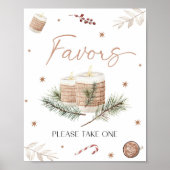 Kerstfavorieten Tafelteken Poster (Voorkant)