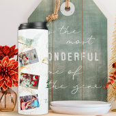 Kerstfee 6 Fotosjabloon Dreamy Gold Thermosbeker