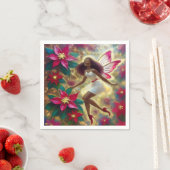 Kerstfee Collectie - Auburn Natuurlijk Haar Servet (Insitu)