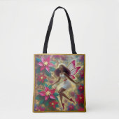 Kerstfee Collectie - Auburn Natuurlijk Haar Tote Bag (Voorkant)