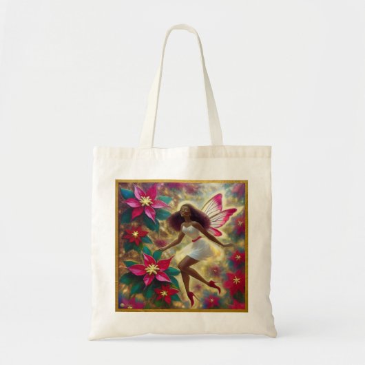 Kerstfee Collectie - Auburn Natuurlijk Haar Tote Bag (Voorkant)
