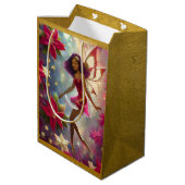 Kerstfee Collectie Plum Tint Natuurlijk Haar Medium Cadeauzakje (Achterkant Gekanteld)