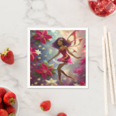 Kerstfee Collectie Plum Tint Natuurlijk Haar Servet (Insitu)