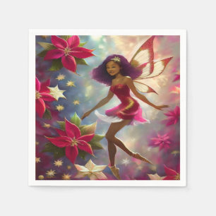 Kerstfee Collectie Plum Tint Natuurlijk Haar Servet