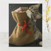 KERSTFEE KERSTKAT OVERRASCHINGEN Wenskaart Kaart (Gele Bloem)