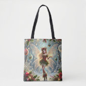 Kerstfee Magie Tote Bag (Voorkant)