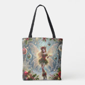 Kerstfee Magie Tote Bag (Achterkant)