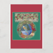 Kerstfee Magische Illustratie Feestdagenkaart (Voorkant)