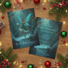 Kerstfee met een Vonk van Magie Vakantie Kaart