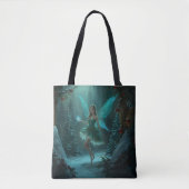 Kerstfee met een Vonk van Magie Vakantie Tote Bag (Voorkant)
