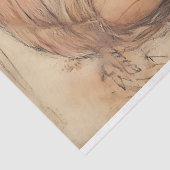 Kerstfee met Holly & Red Berries Decoupage Tissuepapier (Detail)