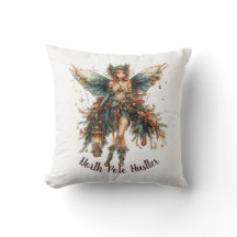 Kerstfee versierd met vakantie