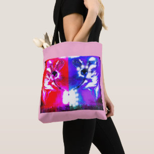 Kerstfeeën brengen wensen tote bag