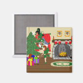 kerstfeeën die de boommagneet in orde maken magneet (Voorkant / Achterkant)