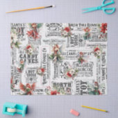 Kerstfeeën & typografie tissuepapier (Craft)