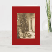 Kerstfeest 1906 feestdagen kaart (Voorkant)