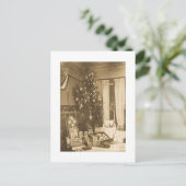 Kerstfeest 1906 feestdagenkaart (Staand voorkant)