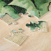  kerstfeest 1908 Robin Bird Legpuzzel (Zijkant)