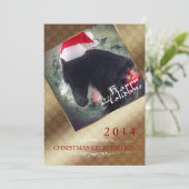 Kerstfeest 1 - Uitnodiging Kaart (Staand voorkant)