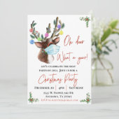 Kerstfeest 2021 Wat een Jaar Kaart (Staand voorkant)