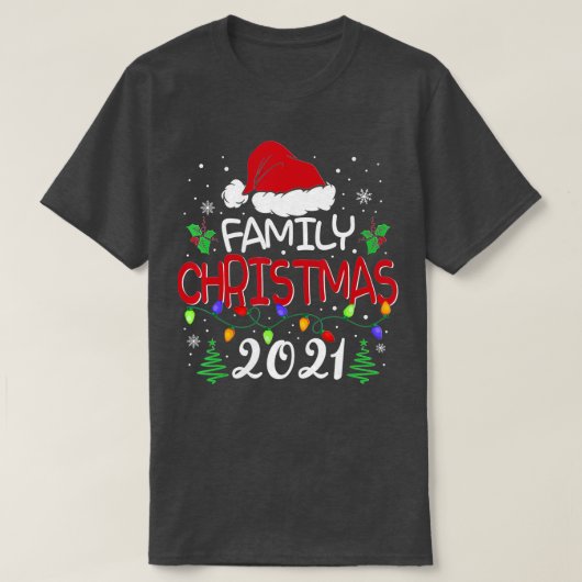Kerstfeest 2022, team kerstman Pa T-shirt (Design voorkant)
