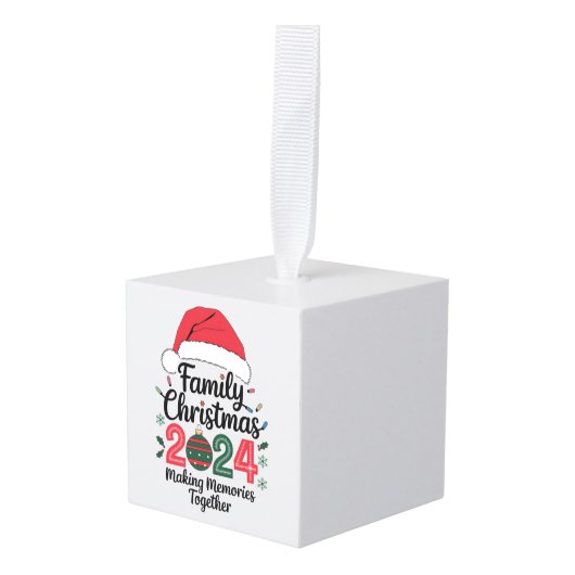 Kerstfeest 2024 samen herinneringen maken decoratie (Voorkant hoekig)