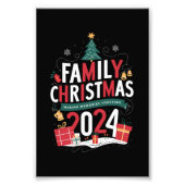 Kerstfeest 2024 samen herinneringen maken foto afdruk (Voorkant)