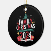 Kerstfeest 2024 samen herinneringen maken keramisch ornament (Links)