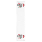 Kerstfeest 2024 samen herinneringen maken korte tafelloper (Voorkant)