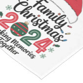 Kerstfeest 2024 samen herinneringen maken korte tafelloper (Hoek)