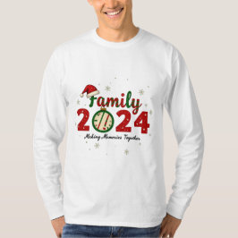 Kerstfeest 2024 samen herinneringen maken t-shirt