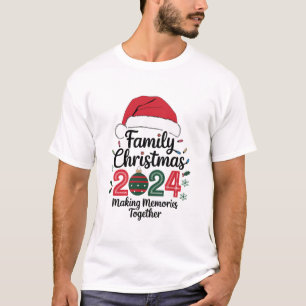 Kerstfeest 2024 samen herinneringen maken t-shirt