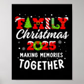 Kerstfeest 2025 samen herinneringen maken poster (Voorkant)