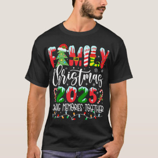 Kerstfeest 2025 samen herinneringen maken t-shirt