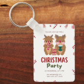 Kerstfeest 25 december om 20.00 uur Sleutelhanger (Voorkant)