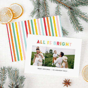 Kerstfeest 2 foto's collage regenboog leuke leuke  feestdagenkaart