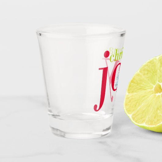 Kerstfeest 2 shot glas (Links)