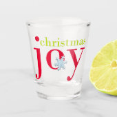 Kerstfeest 2 shot glas (Voorkant)