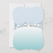 Kerstfeest 2e verjaardag Santa Snowman TWO Kaart (Achterkant)