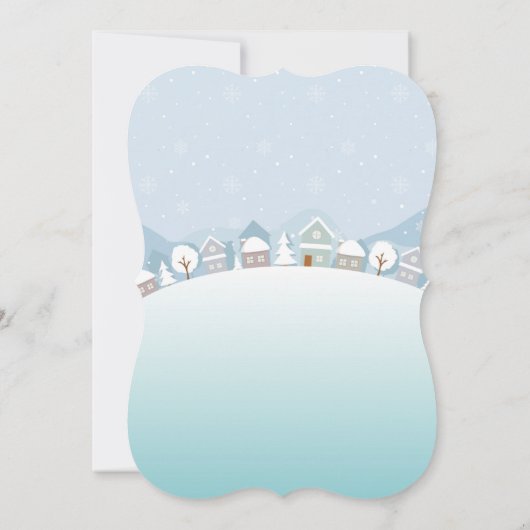 Kerstfeest 2e verjaardag Santa Snowman TWO Kaart (Achterkant)