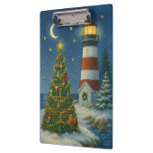 kerstfeest aan de atlantische kust klembord (Links)