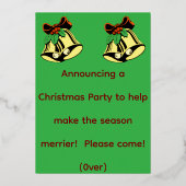 Kerstfeest Aankondiging (Voorkant)