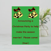 Kerstfeest Aankondiging (Staand Voorkant)